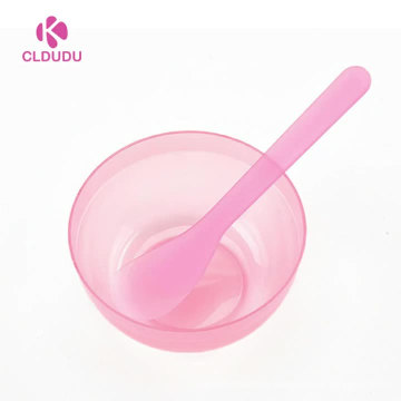 Cosmetic makeup tools  diy silicone mask applicator facial mask mixing bowl with spatula